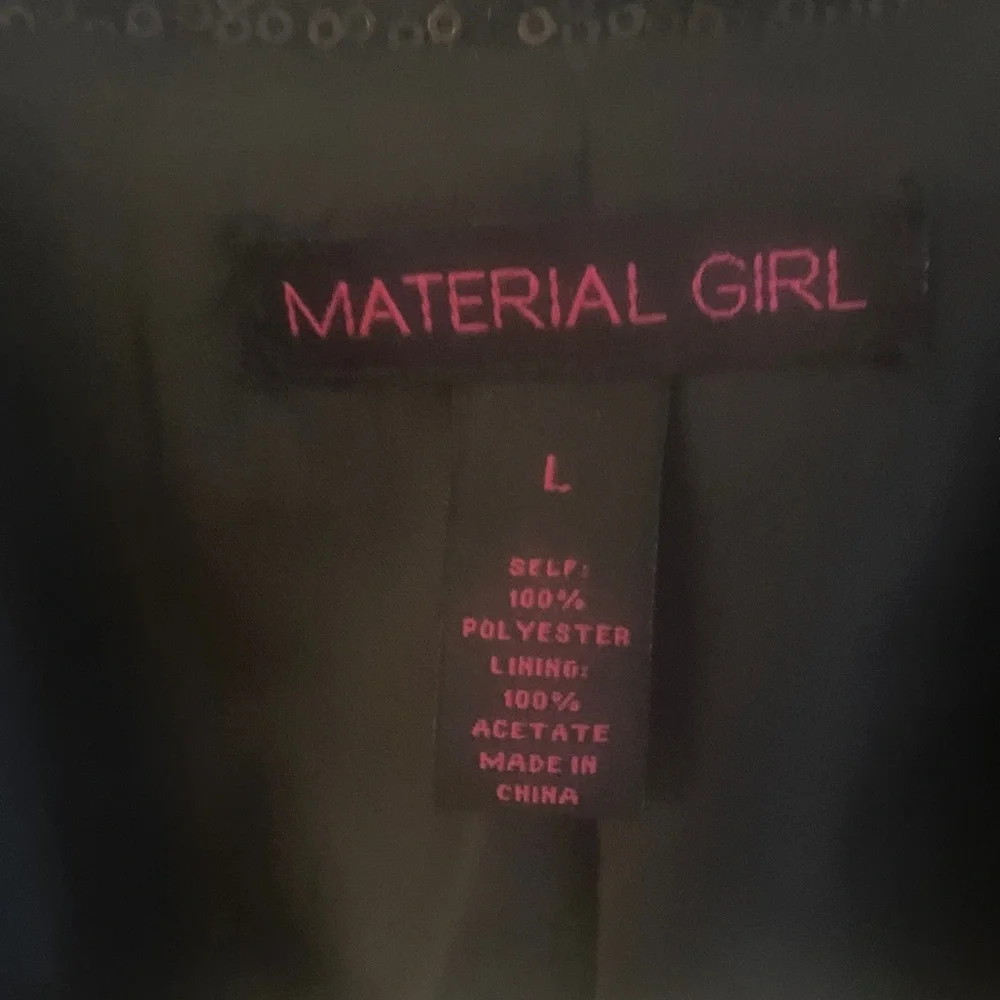 Sequin Black Jacket material girl - Picture 4 of 5
